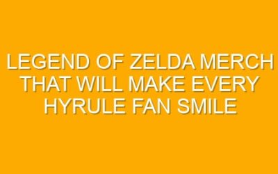 Legend of Zelda Merch That Will Make Every Hyrule Fan Smile