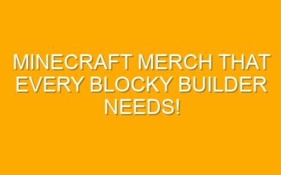 Minecraft Merch That Every Blocky Builder Needs!